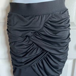 Black Ruffle Skirt